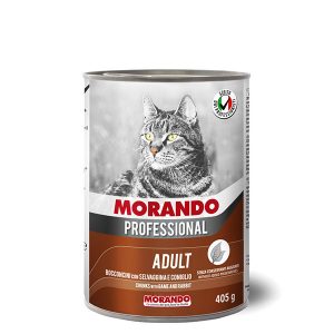 Morando Professional Κονσέρβα Γάτας Κυνήγι – Κουνέλι 405gr