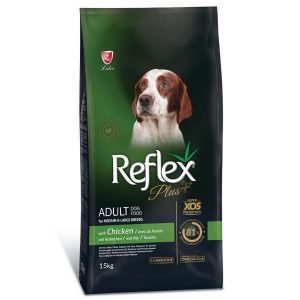 Reflex Plus Medium/Large Τροφή για Ενήλικες Σκύλους Κοτόπουλο 15kg + ΔΩΡΟ