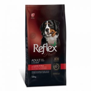 Reflex Plus Maxi Τροφή για Ενήλικες Σκύλους Αρνί και Ρύζι 15kg + ΔΩΡΟ