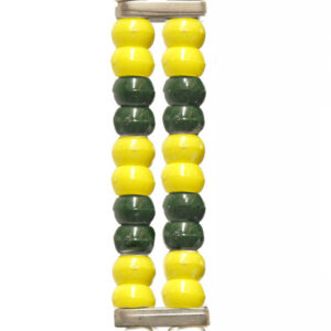 Περιλαίμιο Αλόγου με χάντρες 6mm ARGY’S ART κίτρινο πράσινο