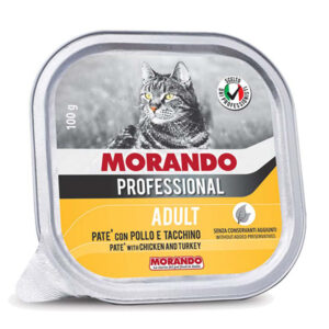 Morando Professional Adult Cat Πατέ Κοτόπουλο και Γαλοπούλα 100gr
