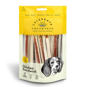 Premium λιχουδιές για σκύλους Celebrate Chicken Sandwich 100gr. Σκυλοτροφές & λιχουδιές για σκύλους Petshop Pet Corner