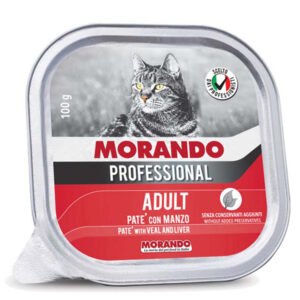 Morando Professional Adult Cat Πατέ Βοδινό 100gr MO04000